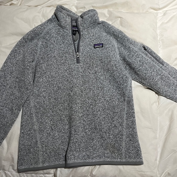 COPY - Youth-Large Patagonia Fleece Quarter Zip Sweater - Picture 2 of 6